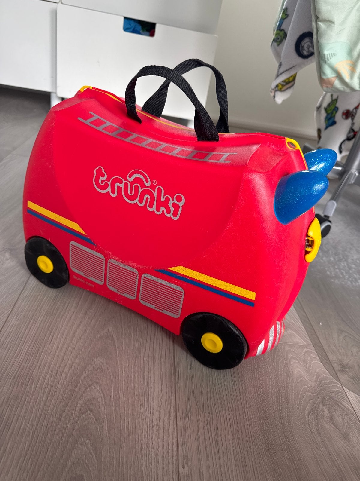 Trunki brandweer koffer voor kinderen, 40 tot 60 cm, Gebruikt, 20 tot 30 cm, Rood