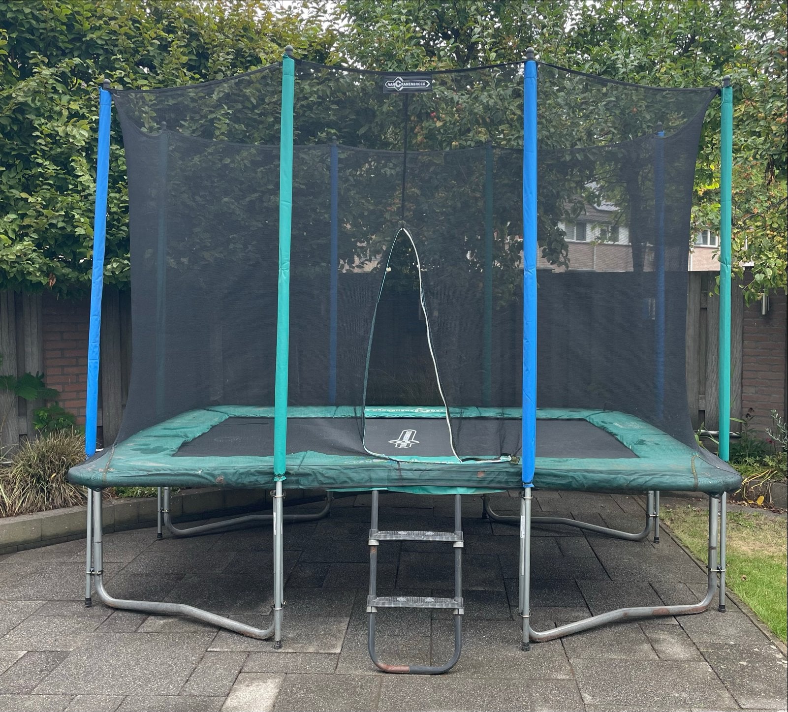 Grote Van Cranenbroek trampoline met veiligheidsnet 3x2m, Ophalen, Gebruikt