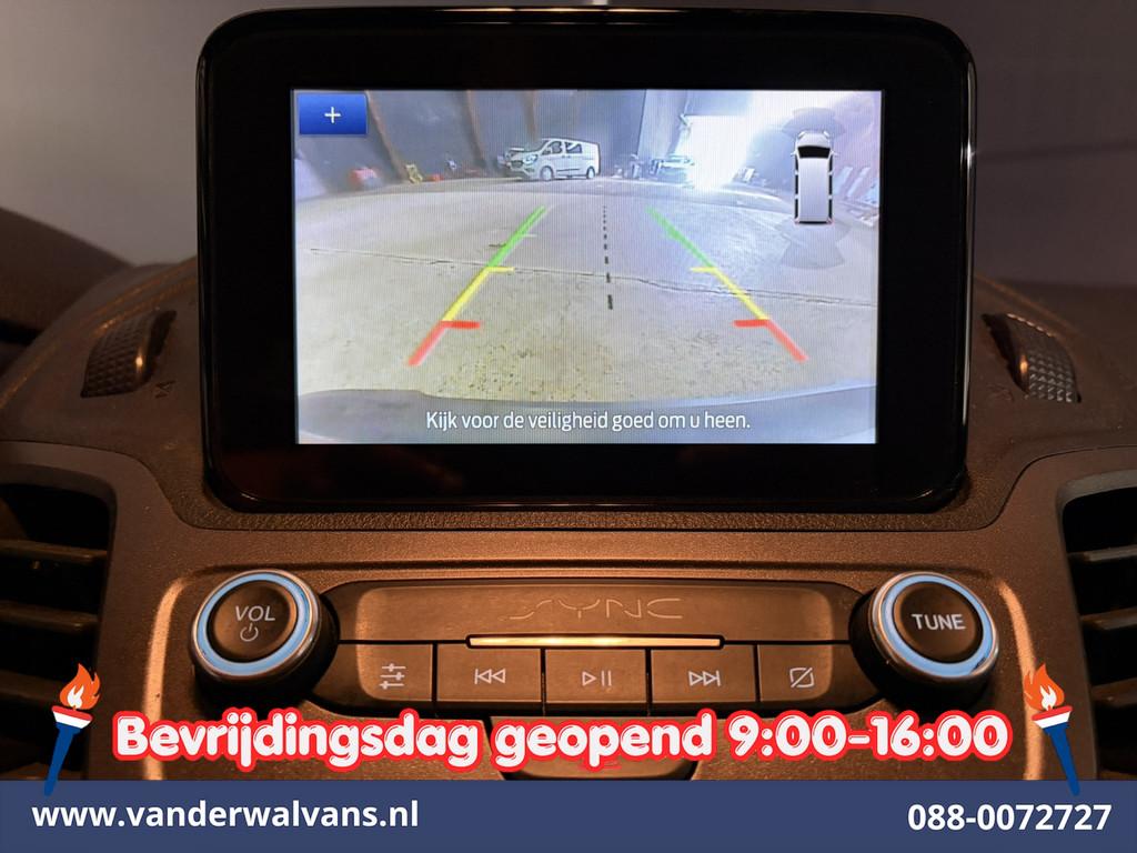 Ford Transit Connect 1.5 EcoBlue 120pk L2H1 Euro6 Airco | 3-, Auto's, Bestelauto's, Voorwielaandrijving, Stof, Gebruikt, 4 cilinders