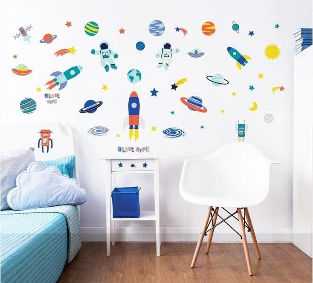 Ruimtevaart Muurstickers Walltastic - Van 29,95 voor 14,95!, Overige typen, Nieuw, Ophalen of Verzenden, Nvt