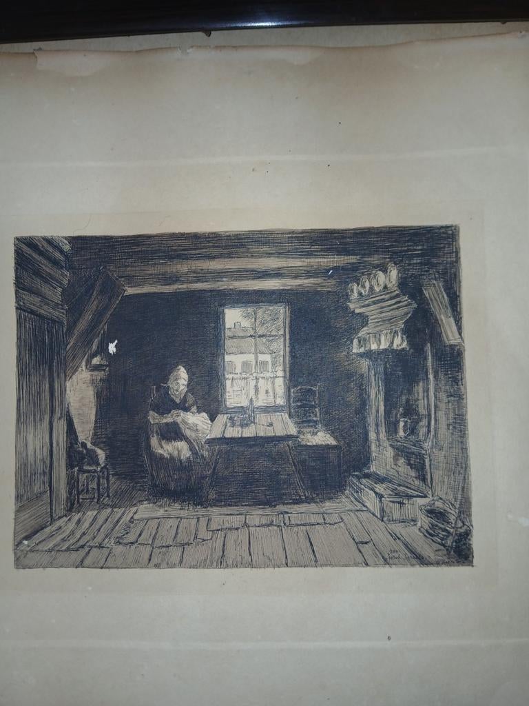 Jozef Israels ets, Antiek en Kunst, Ophalen