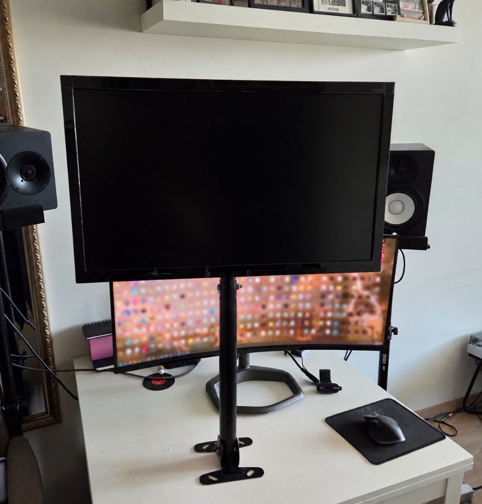 Monitor Stand / Arm Desk, Computers en Software, Ophalen, Gebruikt
