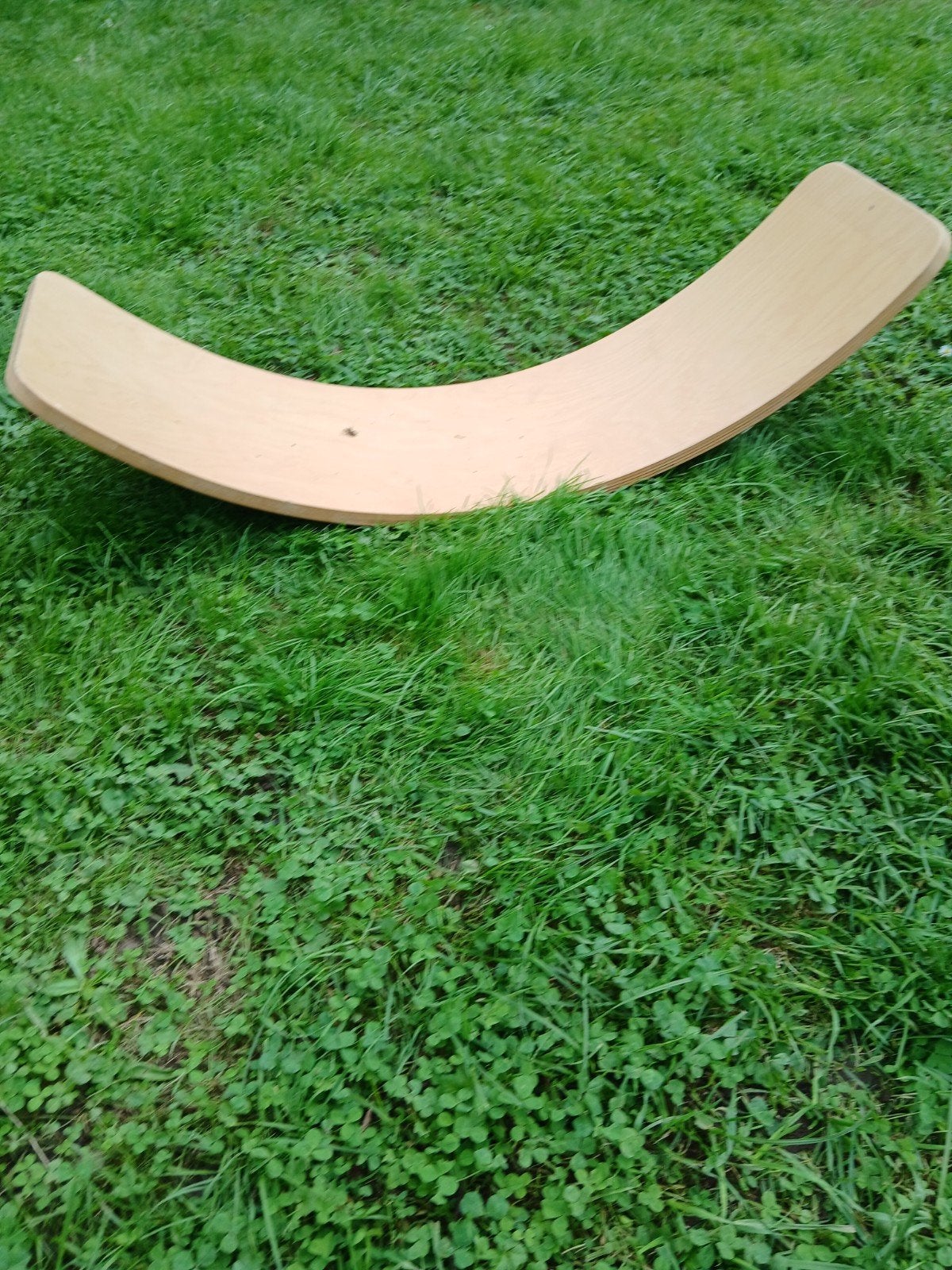 Houten Wobbelboard - Balansbord voor Kinderen, Ophalen of Verzenden, Gebruikt, Rij- of Hobbelspeelgoed