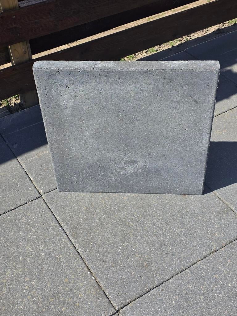 Betonnen terrastegels 50x50 grijs, Ophalen, Gebruikt, Beton, Terrastegels