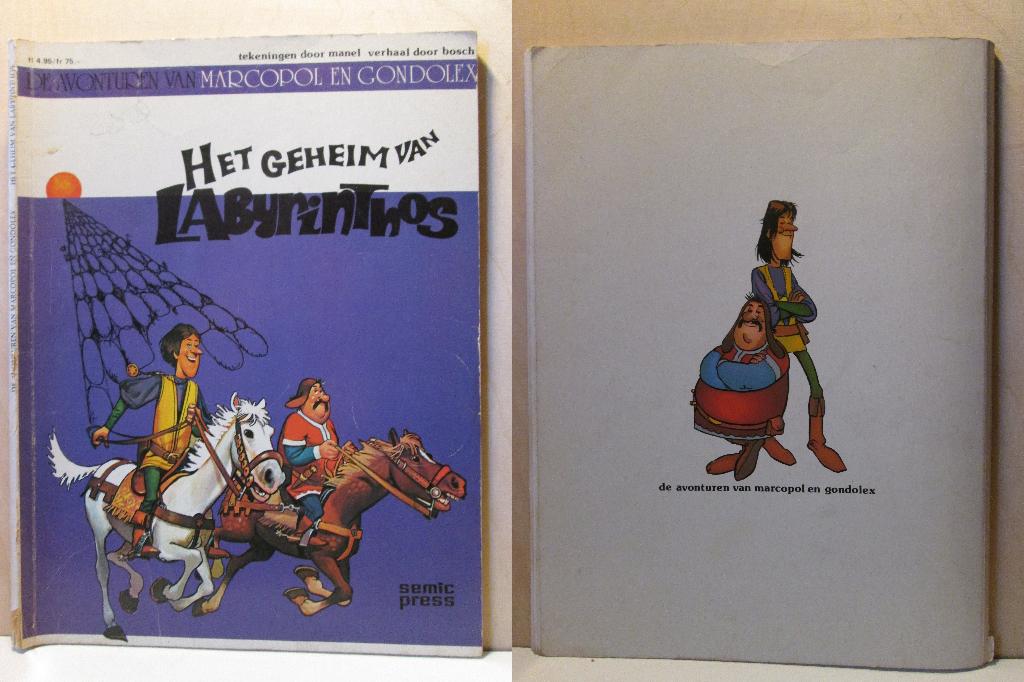 Marcopol en Gondolex 1 - Het geheim van Labyrinthos (SC), Eén stripboek, Ophalen of Verzenden, Gelezen