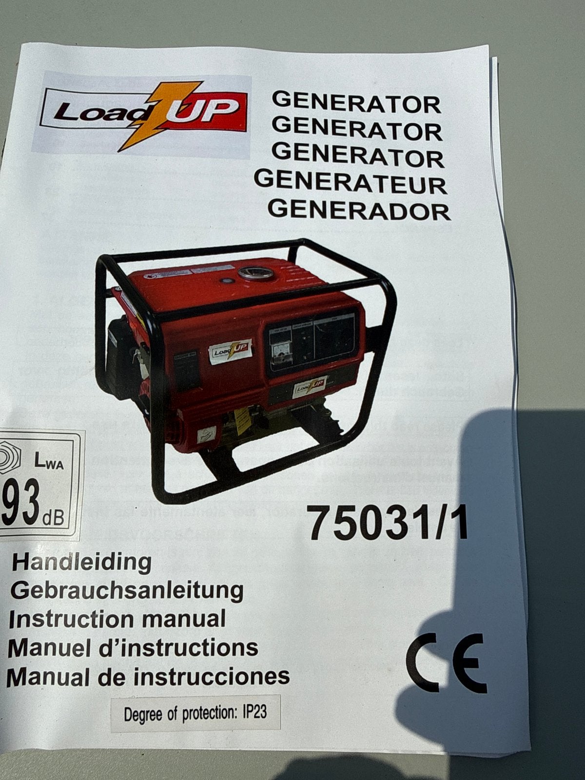 Nieuwe Load UP Generator - Ongebruikt en Direct Leverbaar, Ophalen, Nieuw