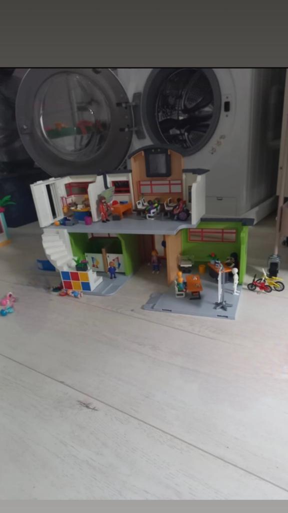 Playmobil school 9453, Ophalen of Verzenden, Zo goed als nieuw, Complete set