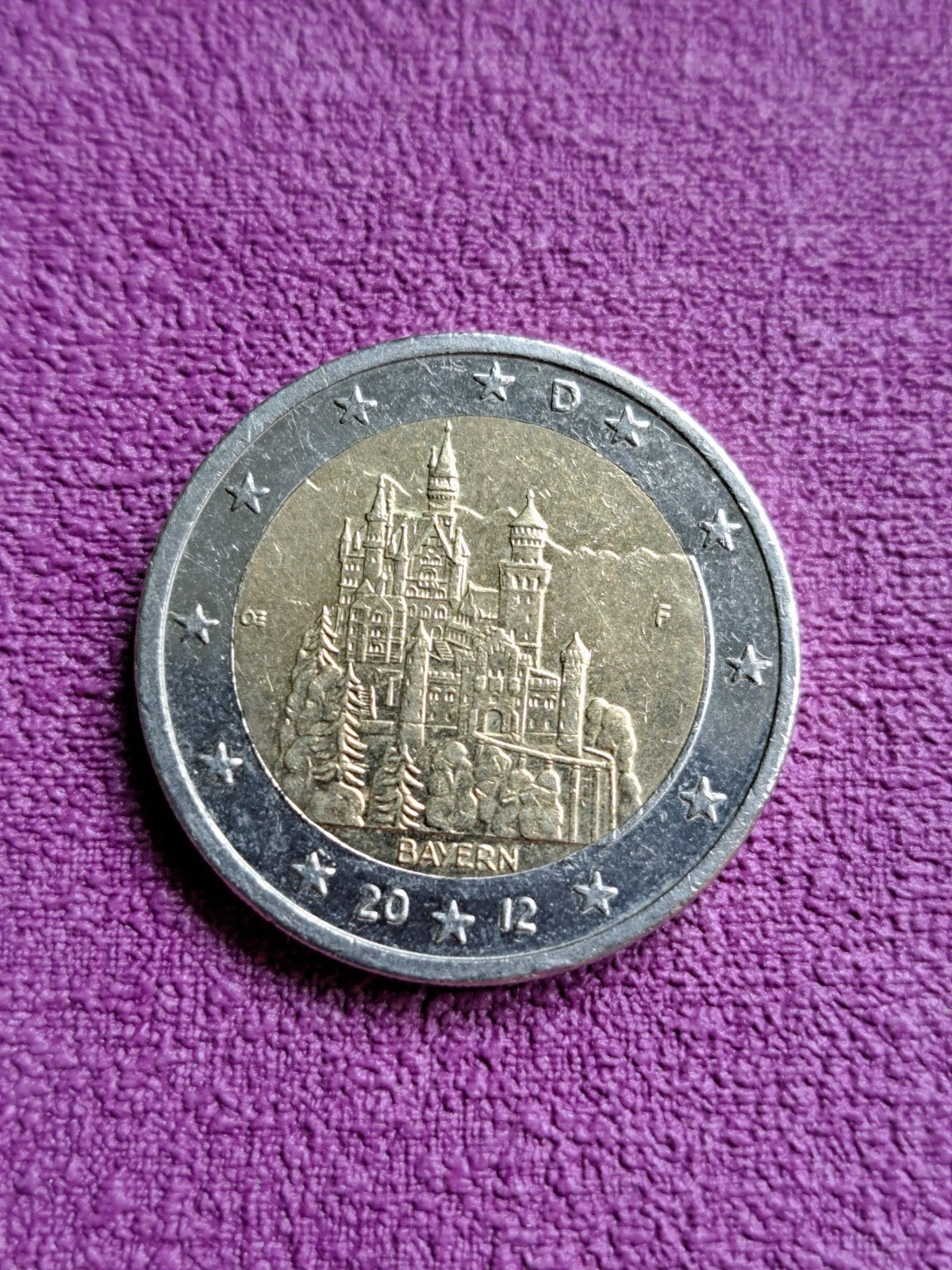 2 euro cc Duitsland 2012 Bayern (F), Postzegels en Munten, Ophalen of Verzenden, Duitsland, 2 euro