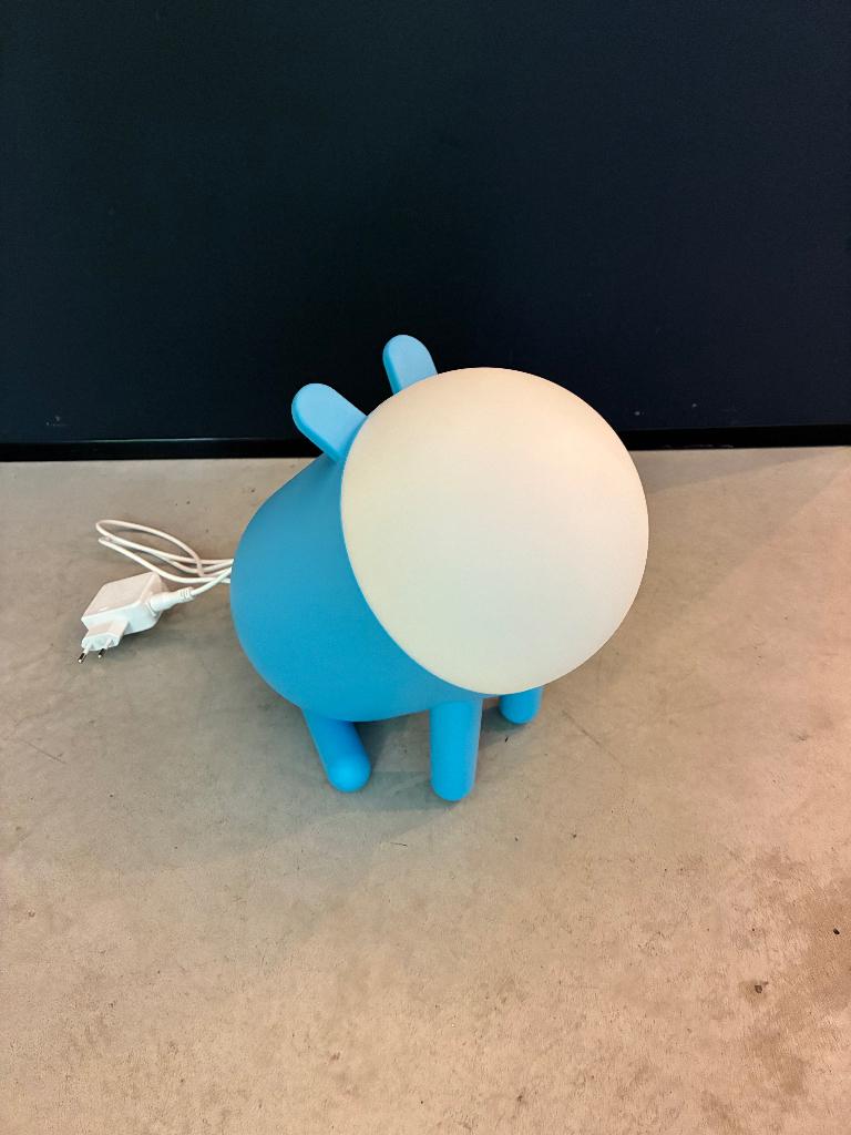GREJSIMOJS led tafellamp hond wit/blauw, Ophalen, Kunststof, Nieuw, Modern