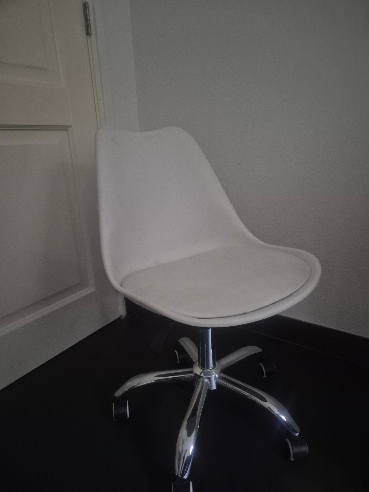 Witte bureaustoel, Ophalen of Verzenden, Gebruikt, Wit, Eén