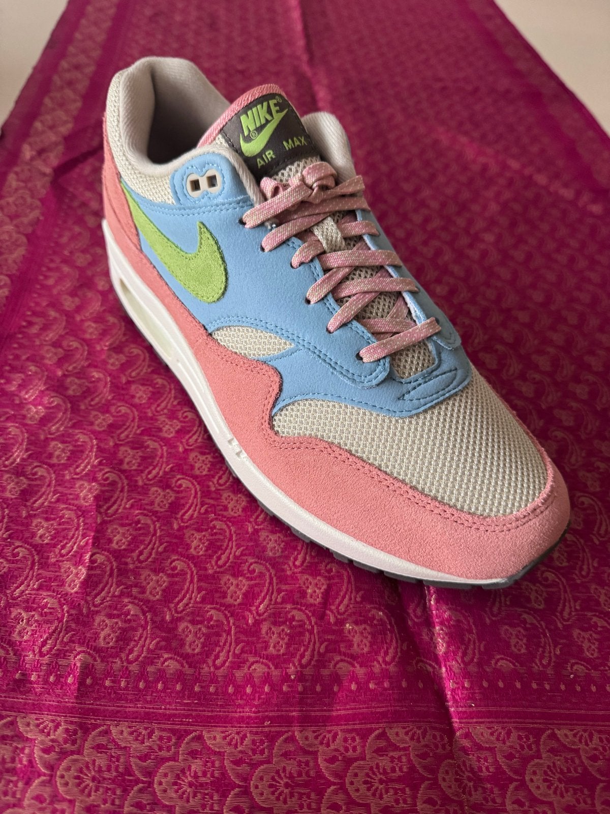 Nike Air Max 1 'Light Madder Root’ Maat 44 DS, Ophalen of Verzenden, Nieuw, Overige kleuren, Sneakers of Gympen