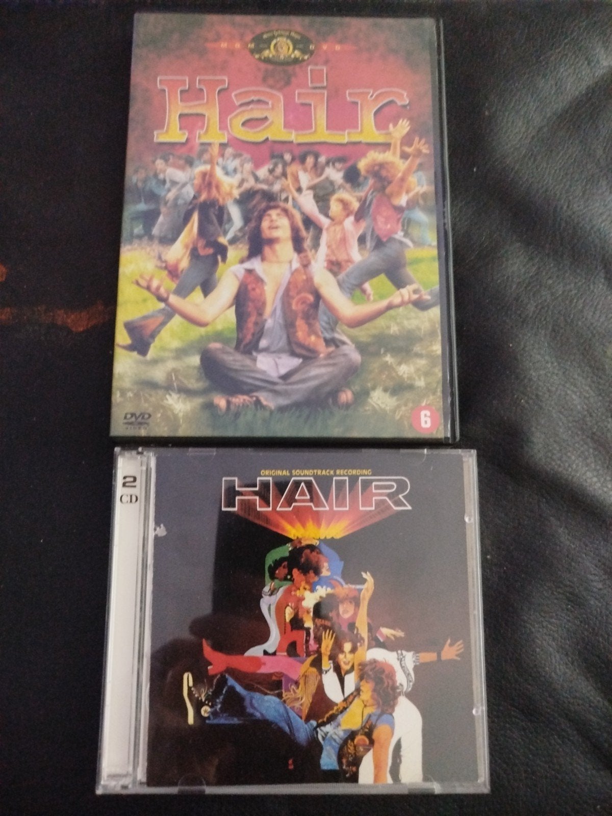 HAIR DVD + OST CD MUSICAL, Cd's en Dvd's, Engels, Nederlands, Breedbeeld, Ophalen of Verzenden