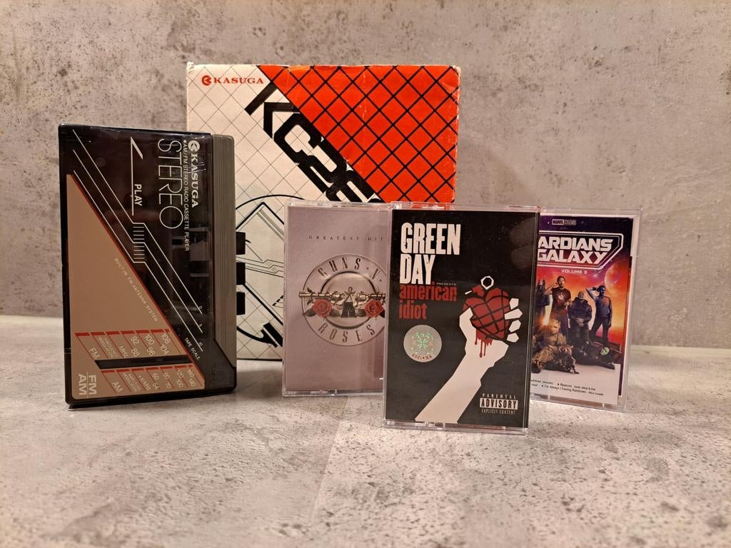 '80 Walkman - Nieuw in de doos - 3 Cassettebandjes -, Ophalen of Verzenden, Walkman