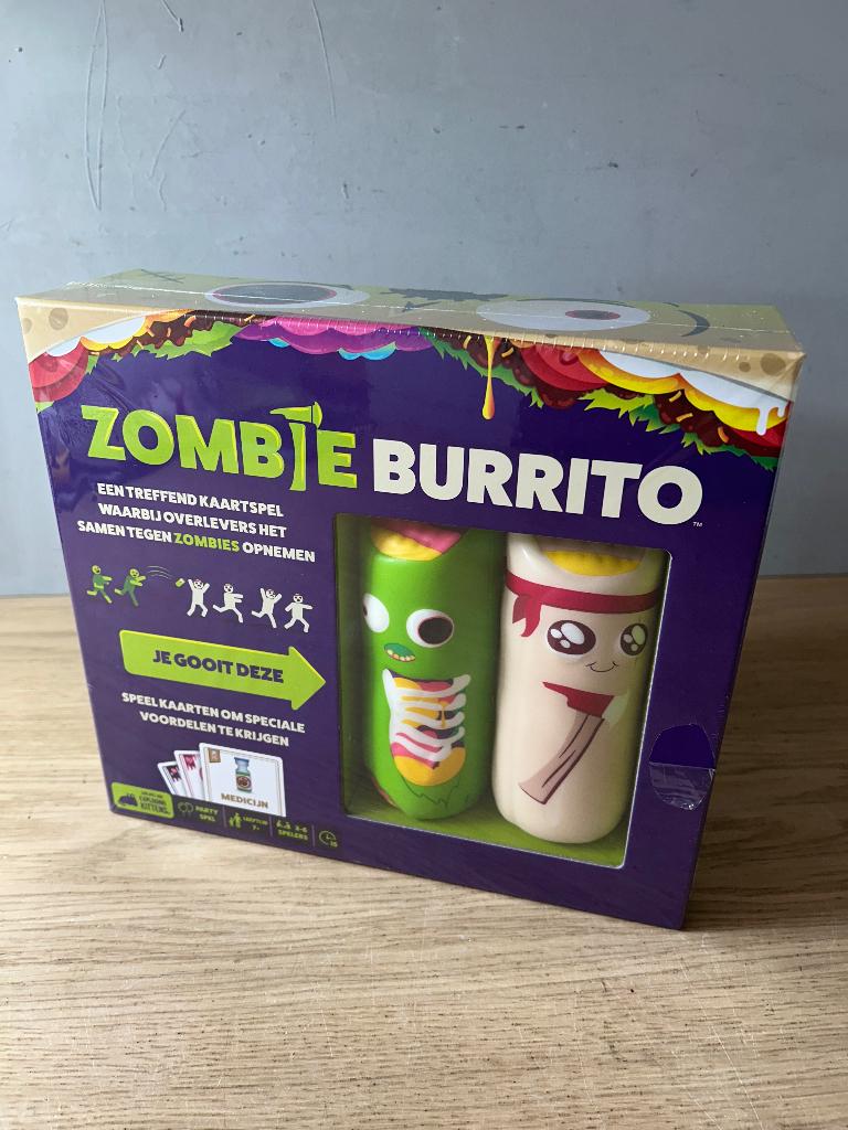 NIEUW | Zombie Burrito, Hobby en Vrije tijd, Gezelschapsspellen | Bordspellen, Ophalen of Verzenden, Nieuw