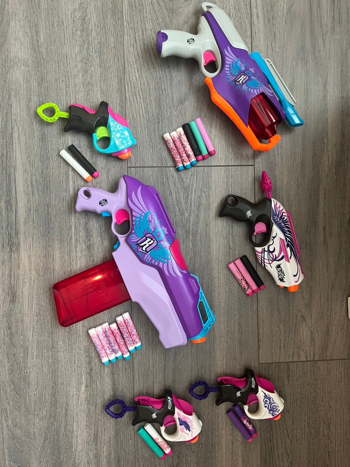 Set van 6 nerf rebel pistolen, Ophalen of Verzenden, Zo goed als nieuw