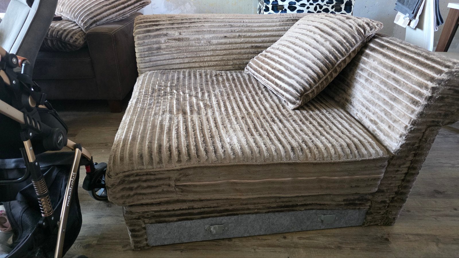 Hoekbankje voor lounge gedeelte, Ophalen, Gebruikt, Stof, Lounge