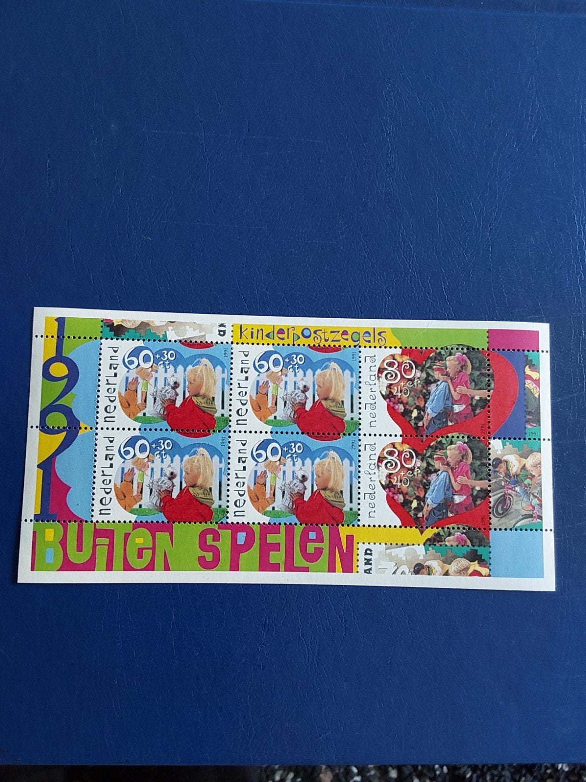 nvph 1486 Blok Kinderzegels,  buiten spelen 1991 ( pf), Postzegels en Munten, Postzegels | Nederland, Ophalen of Verzenden
