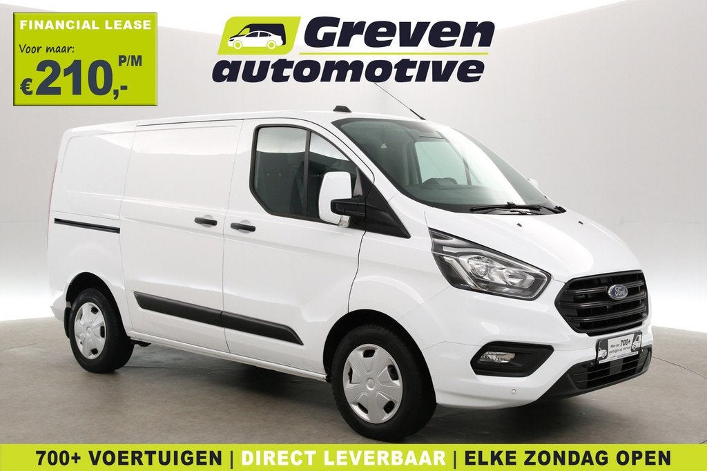 Ford Transit Custom 2.0 TDCI L1H1 | Airco | Cruise | 3 Zits, Auto's, Bestelauto's, Voorwielaandrijving, Stof, Euro 6, 4 cilinders