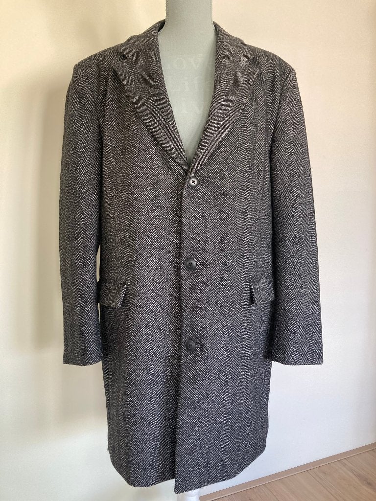 Winterjas/mantel, Kleding | Heren, Jassen | Winter, Ophalen of Verzenden, Gedragen, Maat 52/54 (L), Meerkleurig