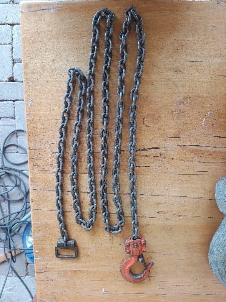 Hijsketting 750kg, Doe-het-zelf en Verbouw, Ophalen of Verzenden, Gebruikt, Handmatig