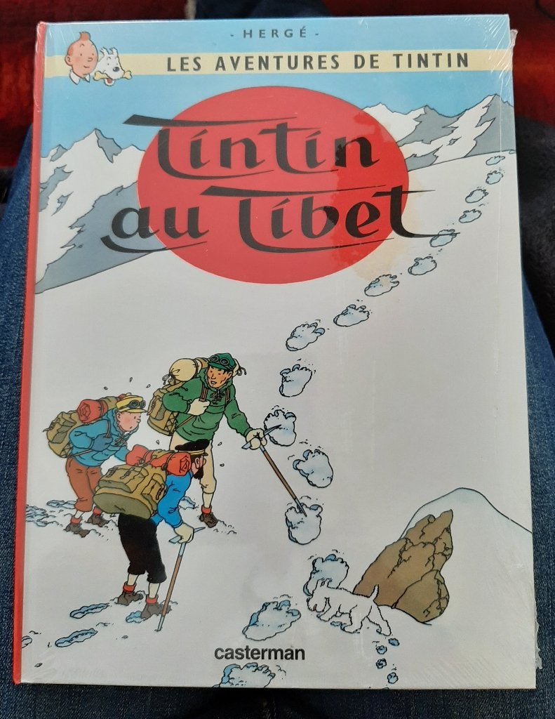 Hardcover in seal franstalig Tintin au Tibet ( Kuifje ), Eén stripboek, Ophalen, Nieuw, Hergé