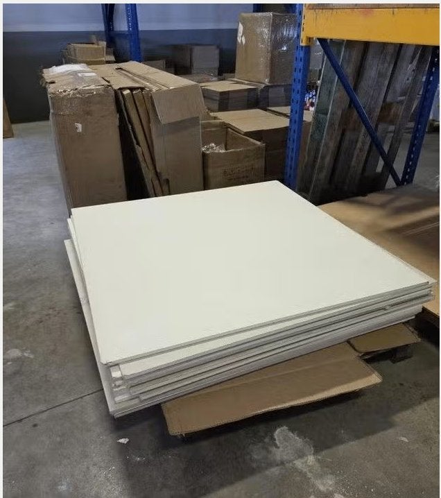 Glasvezel gipsplaten 120x118 cm – 12 mm dik – 16 stuks, Ophalen, Nieuw