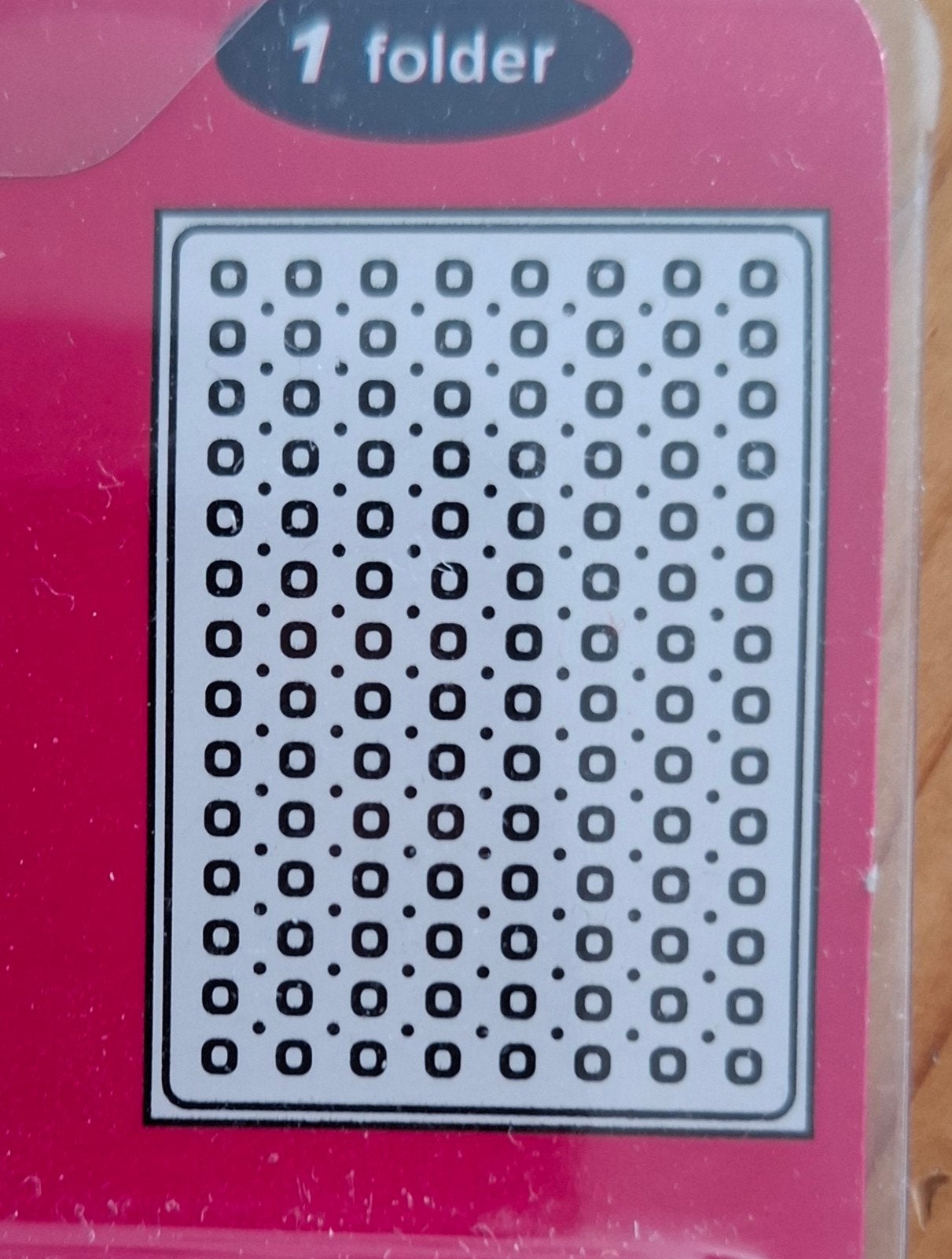 Nieuwe Crafts-Too Embossing Folder - Kleine Vierkantjes, Hobby en Vrije tijd, Ophalen, Nieuw, Overige thema's, Pons of Mal