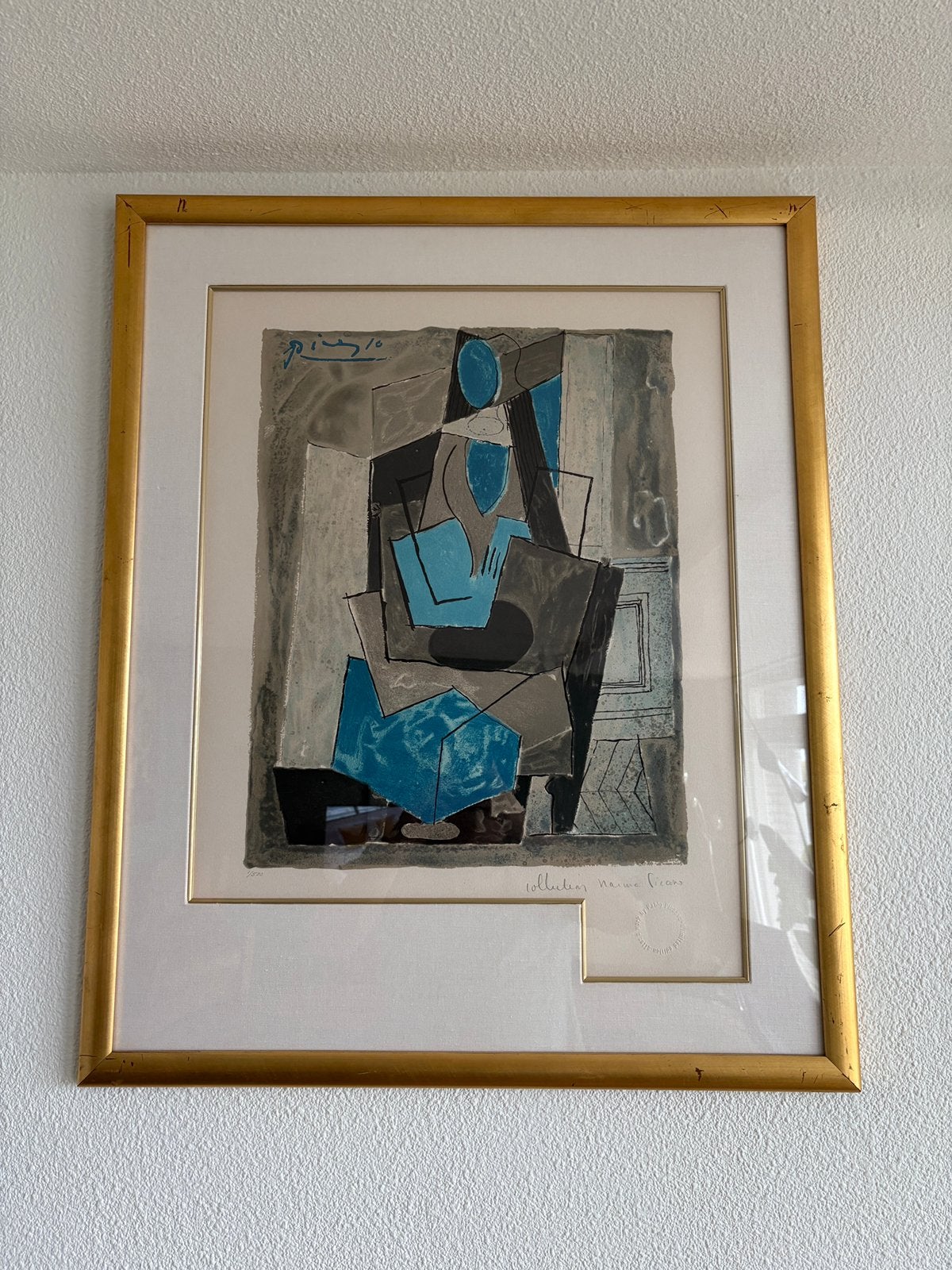 Litho Pablo Picasso Collection Marina Picasso 1/500 !, Antiek en Kunst, Kunst | Litho's en Zeefdrukken, Ophalen of Verzenden