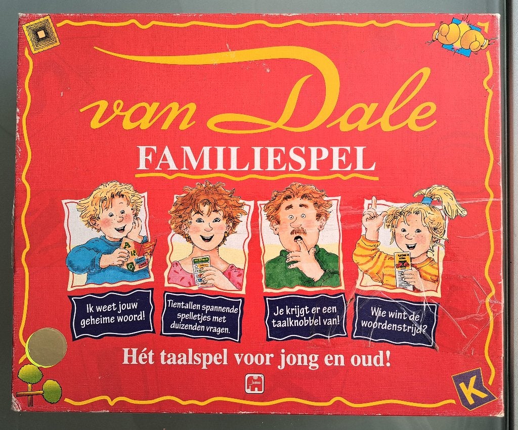 Spel: Jumbo van Dale Familiespel taalspel, Ophalen, Zo goed als nieuw, Jumbo