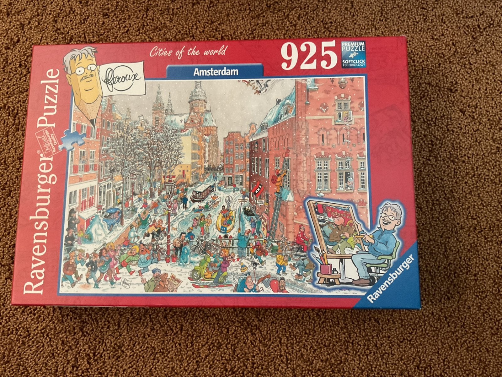 Ravensburger Legpuzzel Amsterdam 925 stukjes, Ophalen, 500 t/m 1500 stukjes, Gebruikt, Legpuzzel