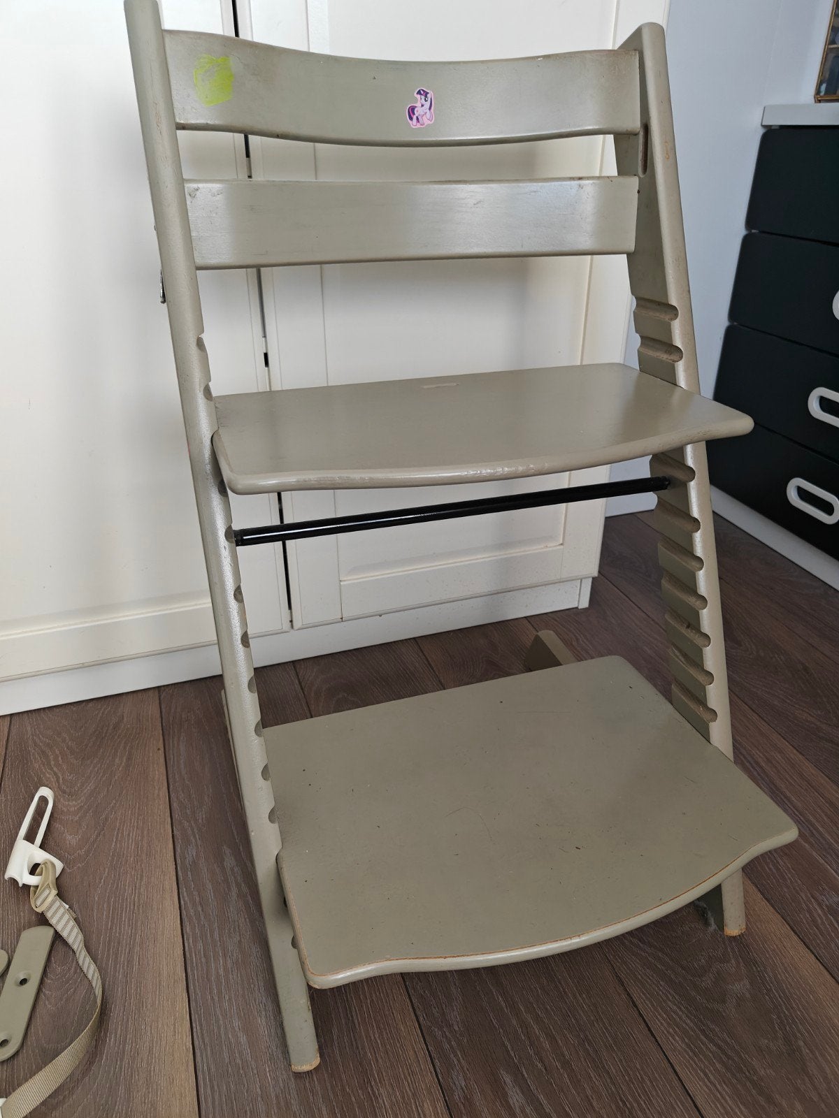 Stokke Tripp Trapp meegroeistoel - Grijs, Ophalen, Gebruikt, Meegroeistoel, Aanschuifbaar