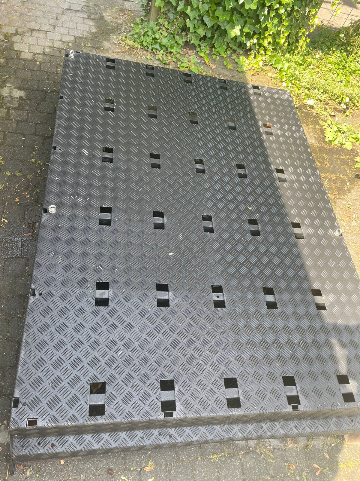 Zware aluminium dakdrager/platform voor Land Rover Defender, Auto diversen, Dakdragers, Ophalen, Gebruikt