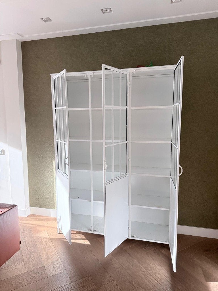 Industriële vitrinekast, Ophalen, 50 tot 100 cm, 25 tot 50 cm, Gebruikt