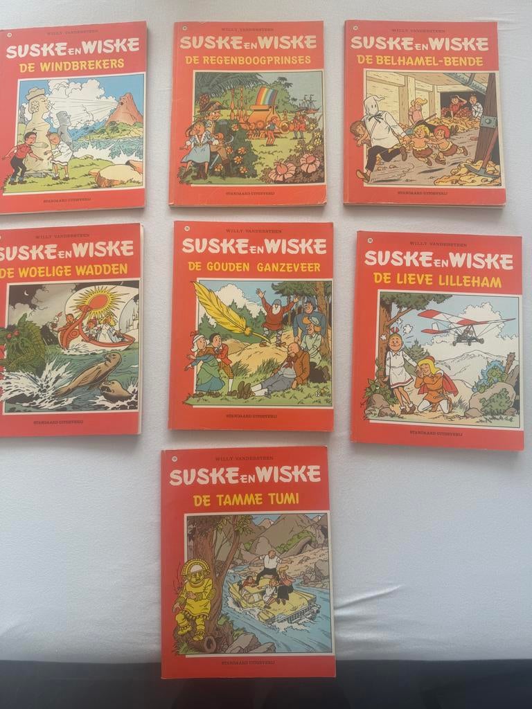 Suske en Wiske: De Windbrekers, De Regenboogprinses en meer, Meerdere stripboeken, Ophalen, Gelezen