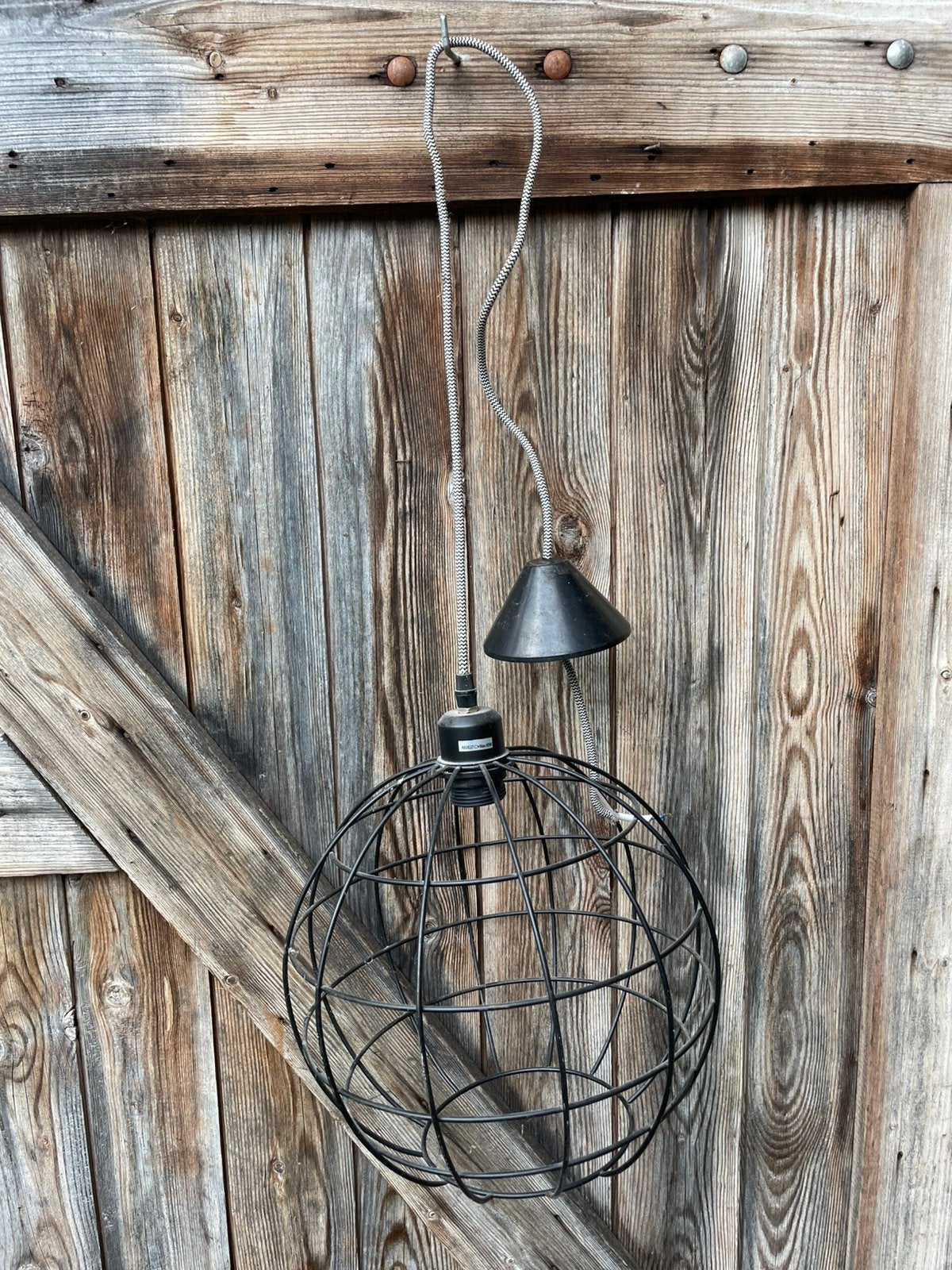 Hanglamp draadstaal., Ophalen, Zo goed als nieuw