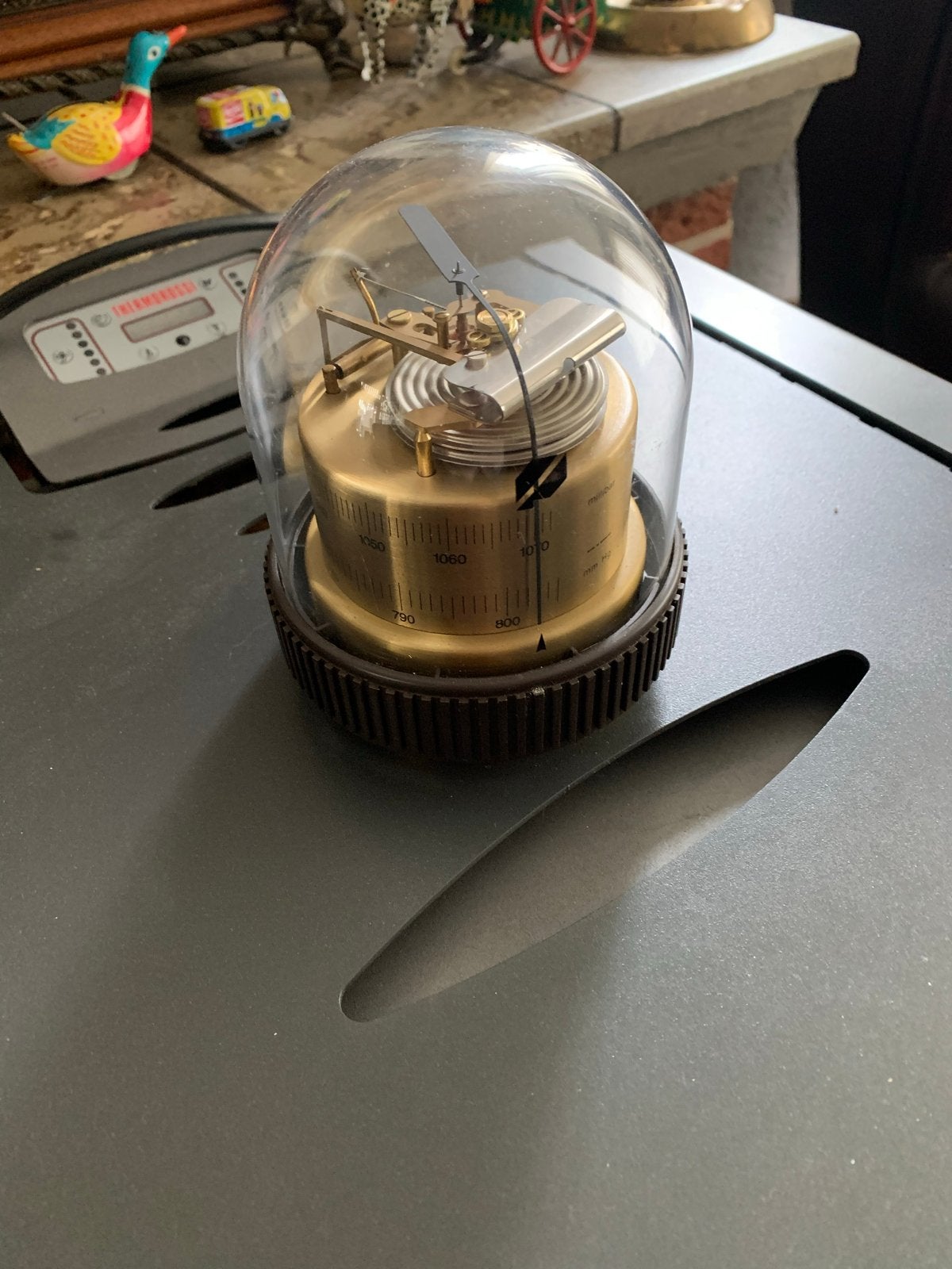 Antieke Barometer - Decoratief en Functioneel, Audio, Tv en Foto, Weerstations en Barometers, Ophalen, Gebruikt, Barometer