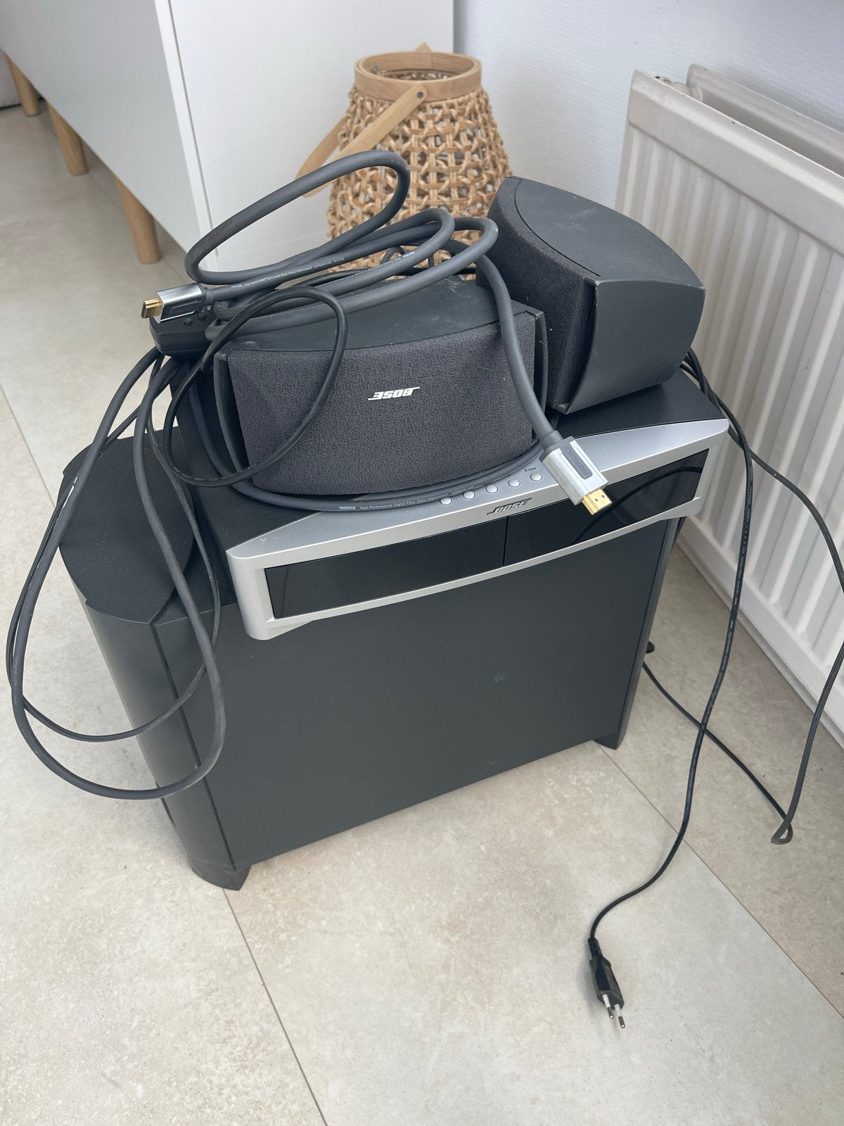 Bose 3-2-1 Home Entertainment System met HDMI, Gebruikt, 2.1-systeem, Dvd-speler, Ophalen