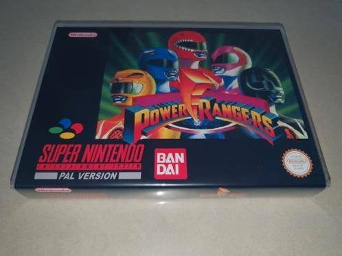 Power Rangers SNES Game Case, Avontuur en Actie, Verzenden, 1 speler, Zo goed als nieuw