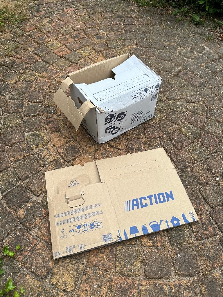 verhuisdozen, Ophalen, 40 tot 60 cm, Opvouwbaar, 50 tot 75 cm