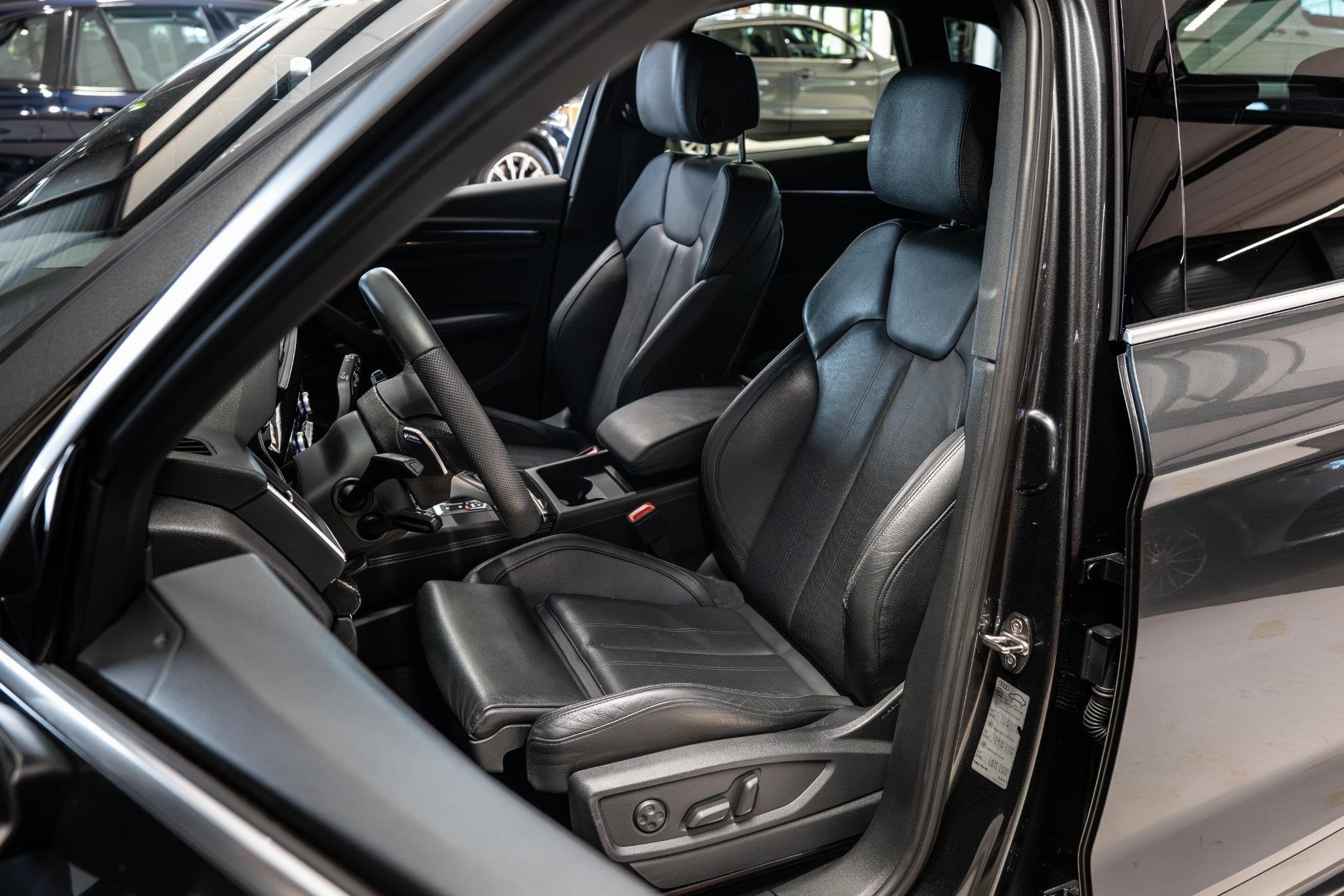 Audi SQ5 3.0 TFSI quattro Pro Line Plus Carbon | B&O | Memor, Auto's, Audi, Automaat, Automatische klimaatregeling, Stof, Gebruikt