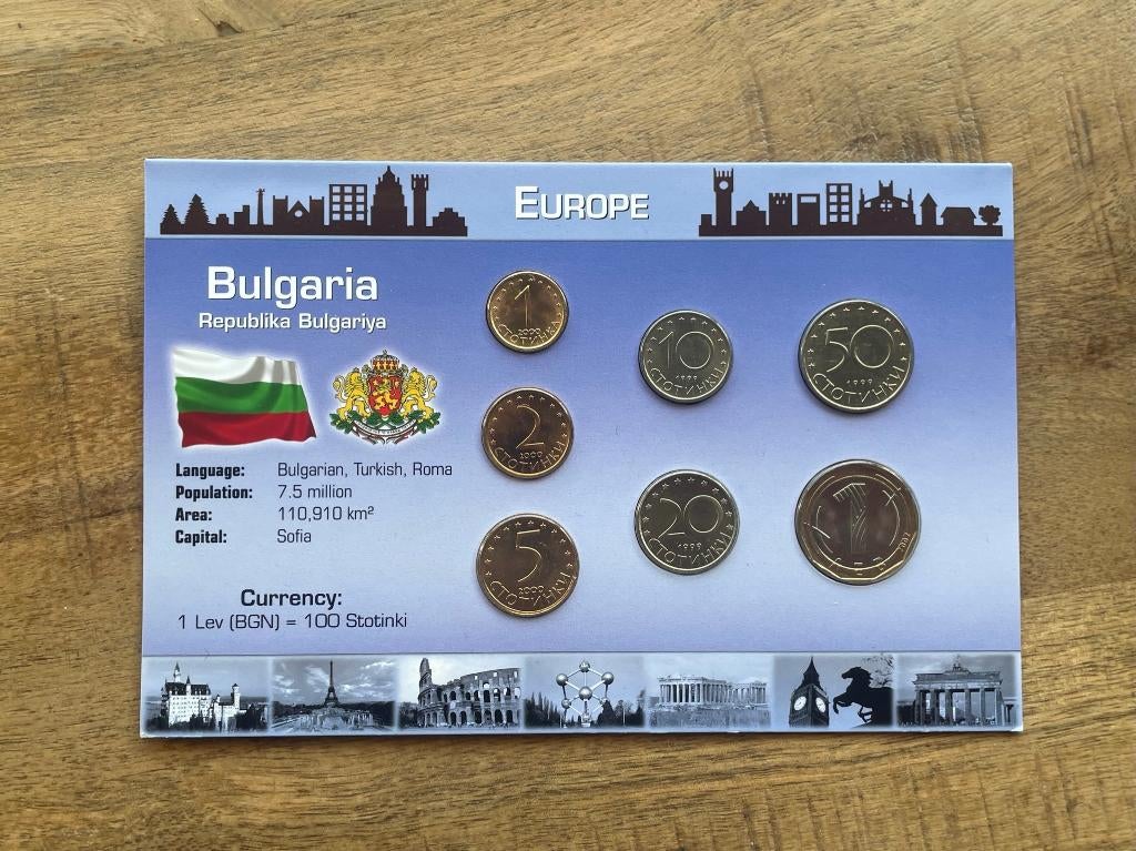 Munten set Bulgarije, Ophalen of Verzenden, Overige landen, Overige waardes