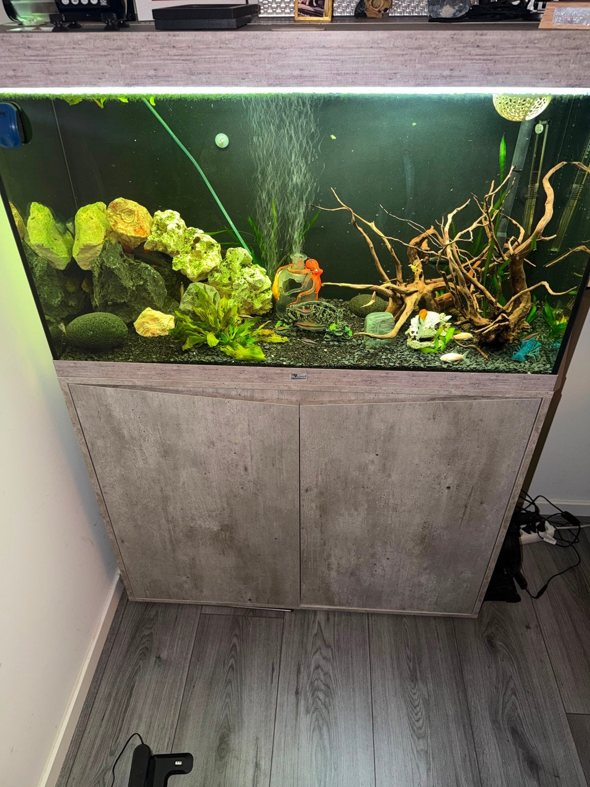 Aquatlantis aquarium compleet met toebehoren – 100 cm, Ophalen, Zo goed als nieuw, Leeg aquarium