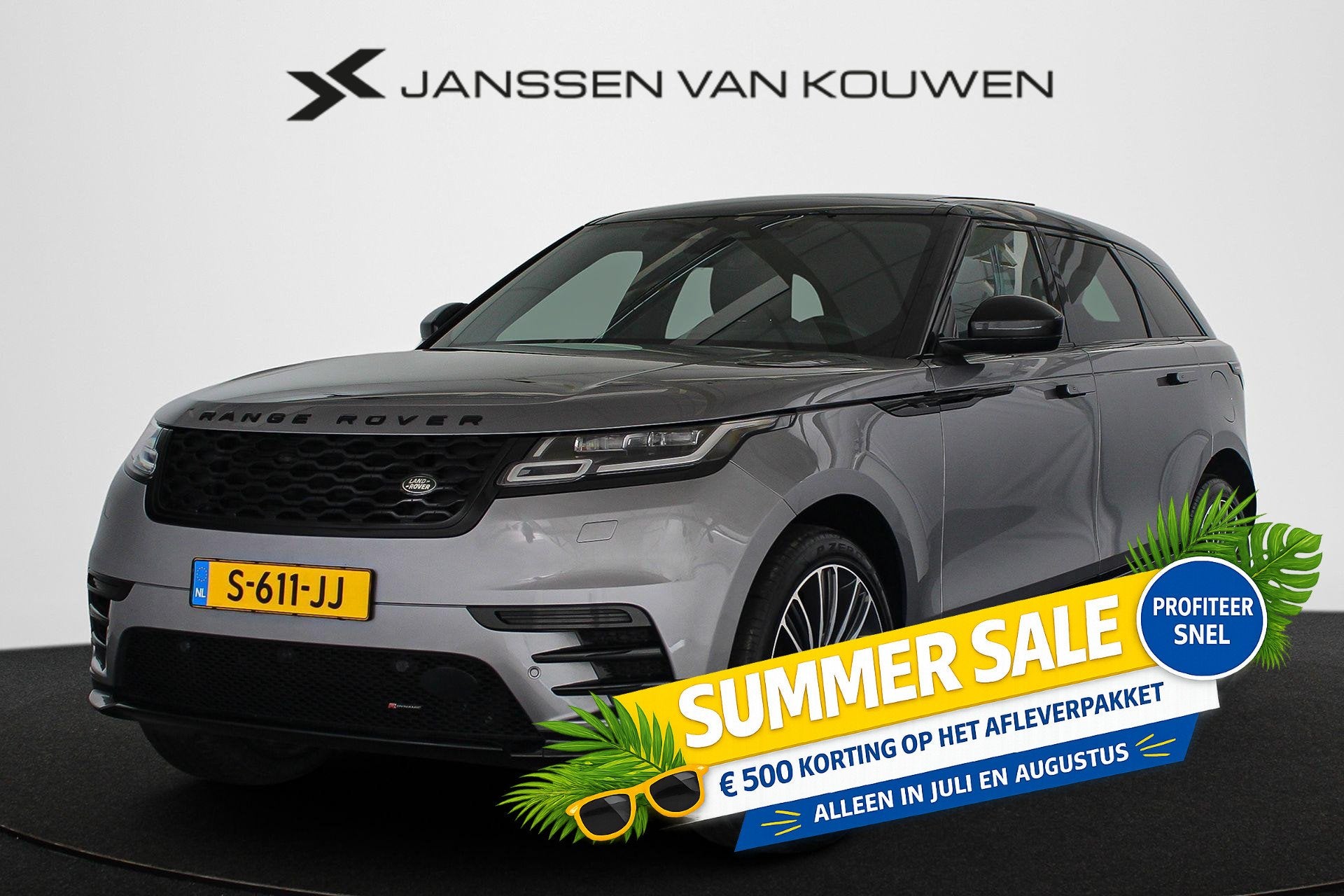 Land Rover Range Rover Velar 2.0 P400e R-Dynamic SE Pano Mer, Auto's, Land Rover, Gebruikt, 4 cilinders, 2000 kg, Range Rover Velar