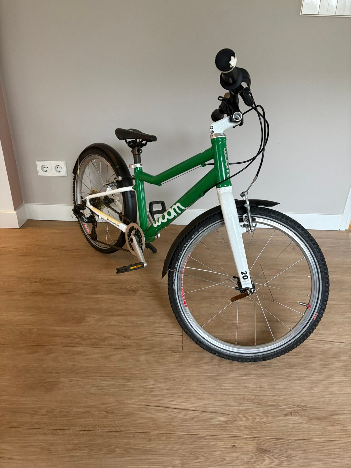 Woon 4 kinderfiets, Ophalen, Gebruikt, Velgrem, Aluminium
