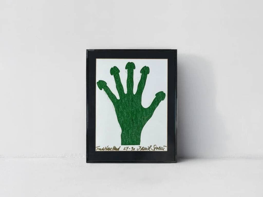 Daniel Spoerri The Fertile Hand – Groen wit | Daniel Spoerri, Ophalen, Overige materialen, Overige technieken, Figuren