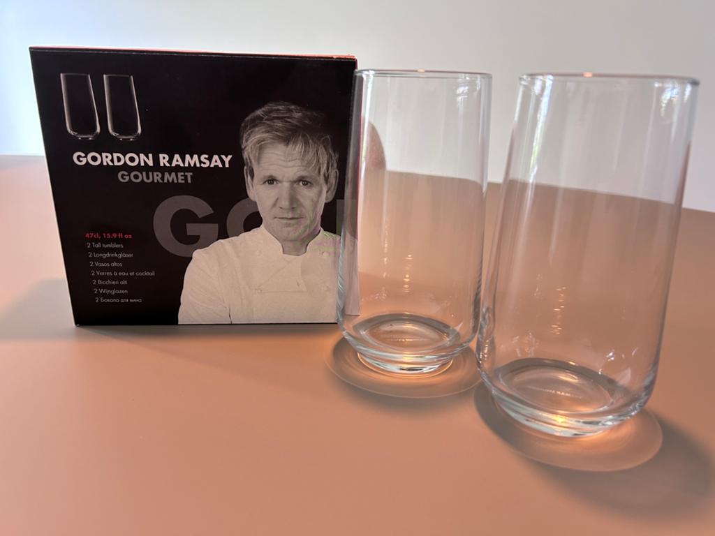 18 Gordon Ramsey longdrink glazen 47cl, Ophalen of Verzenden, Nieuw