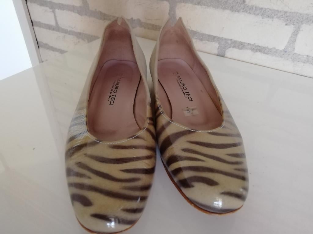 Beige Italiaanse schoenen maat 37, Mario Teci, Verzenden, Beige, Ballerina's