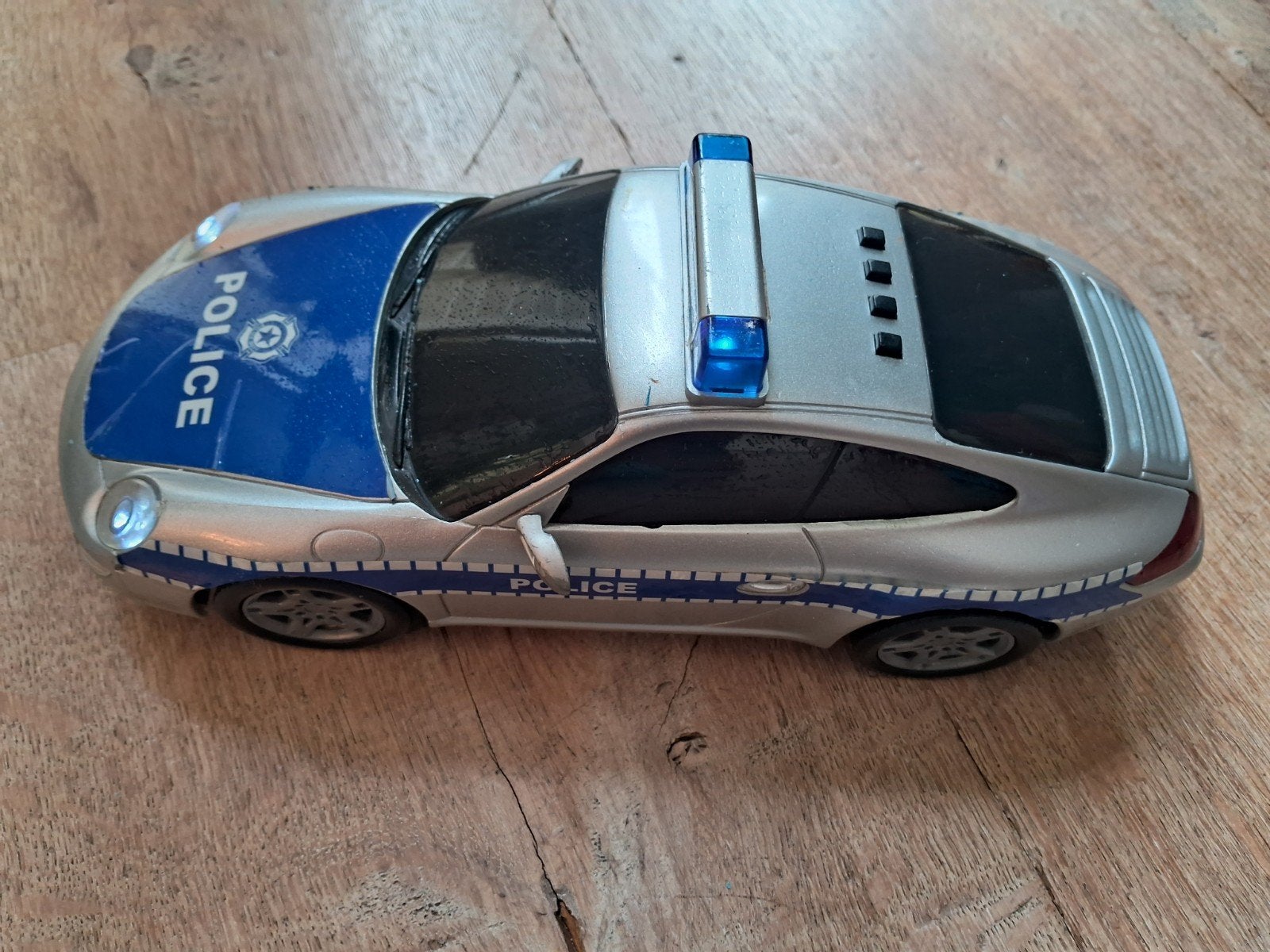 Politieauto met licht, geluid en 4 sirenes, Ophalen of Verzenden, Gebruikt
