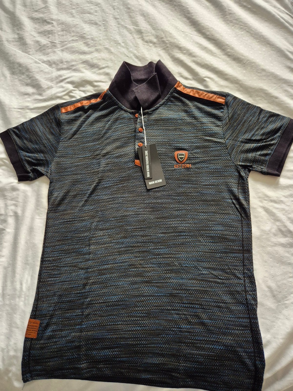 Polo heren WAM Denim, Ophalen of Verzenden, Nieuw, Zwart