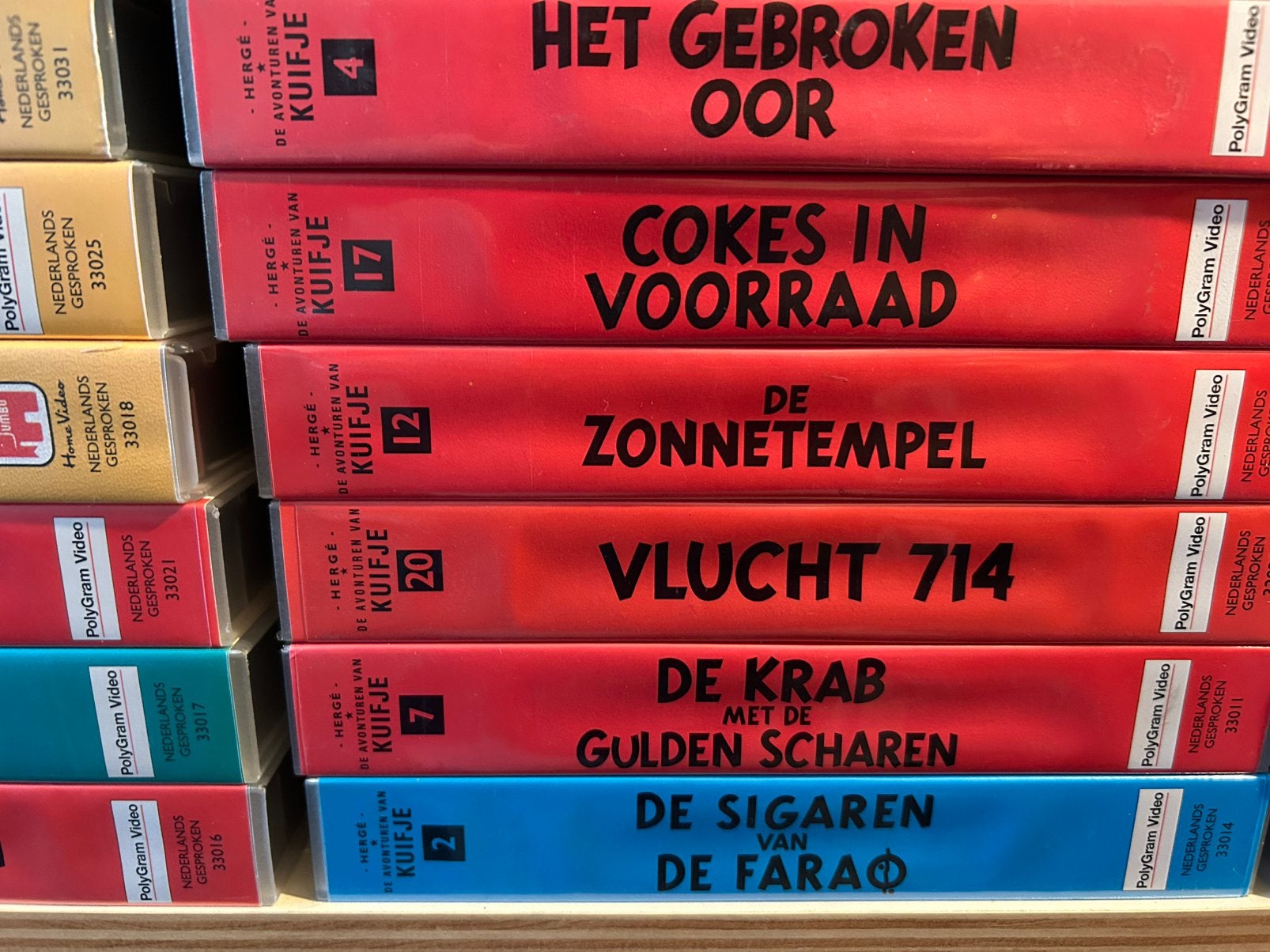 Videobanden kuifje, Verzamelen, Ophalen of Verzenden, Gebruikt, Film